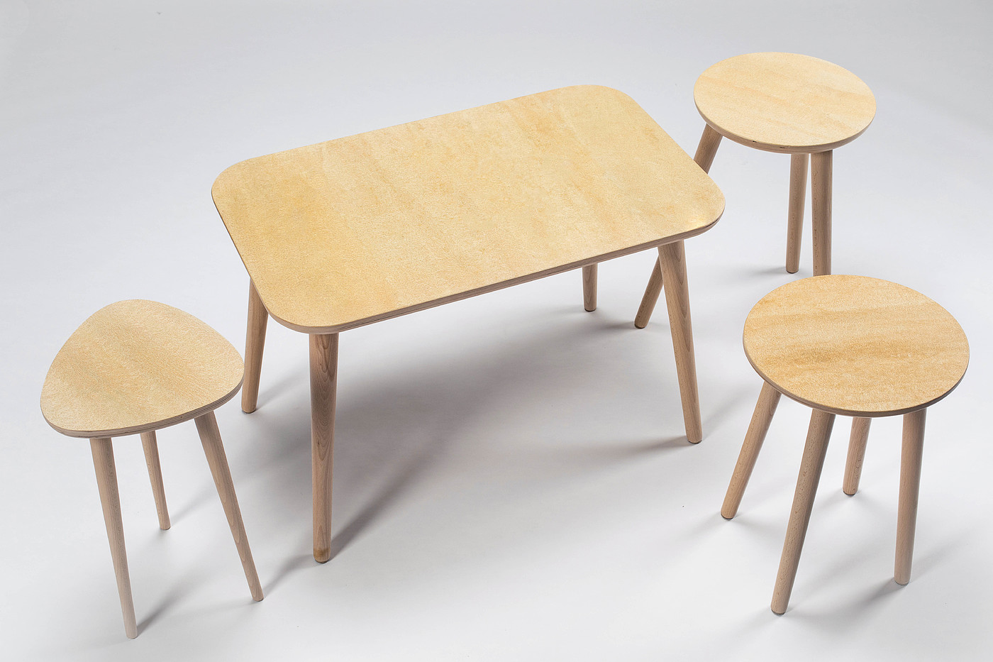 2018红点设计概念大奖，Luffa Series，桌子，环保，丝瓜，拆卸，