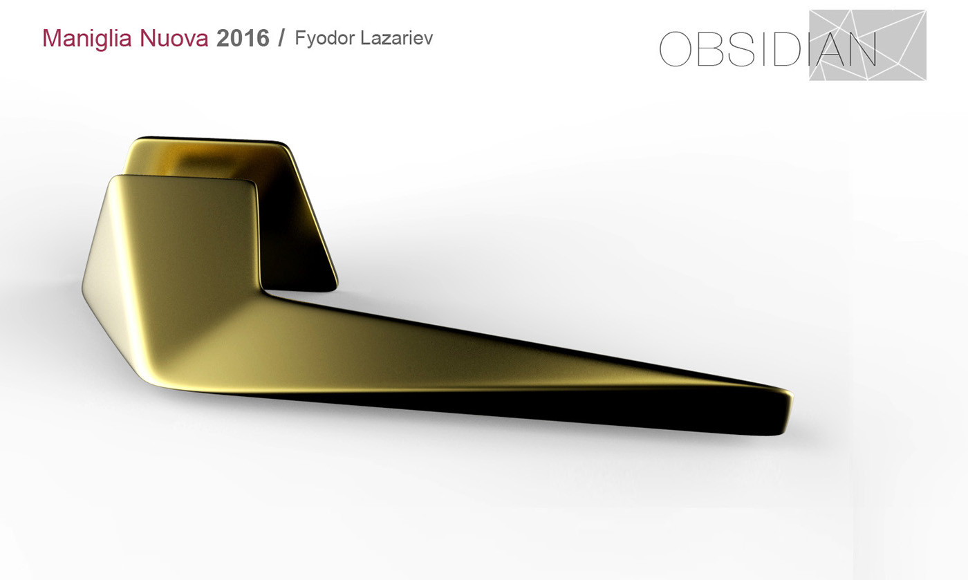 product design，industrial design，concept，Door handle，polygon，