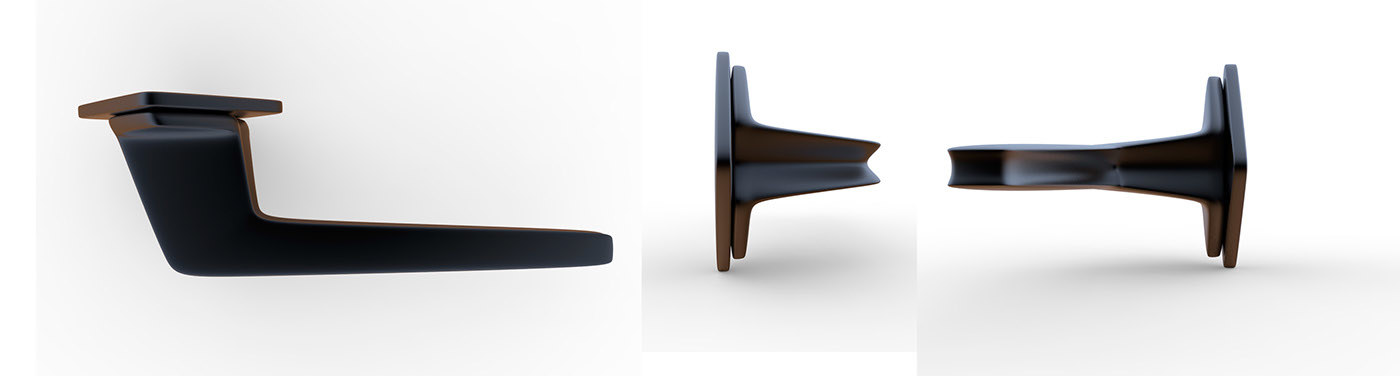 product design，industrial design，concept，Door handle，polygon，