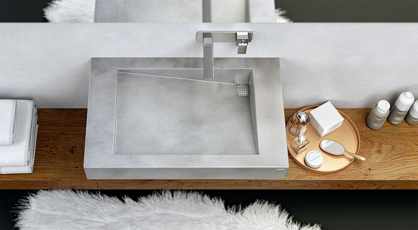 product design，industrial design，Architecture，tilt，concrete，