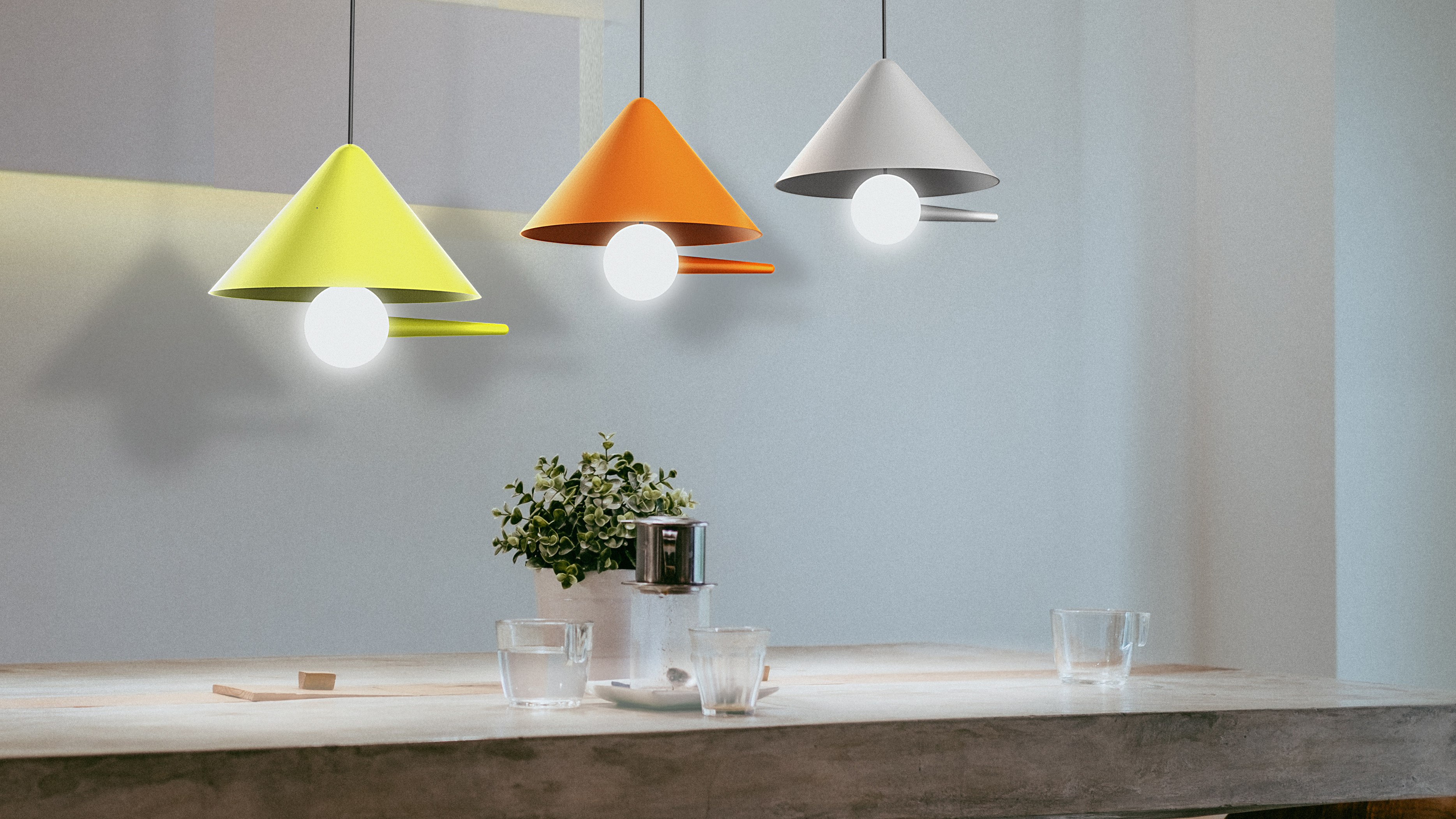 lamps and lanterns，concise，Architectural sense，