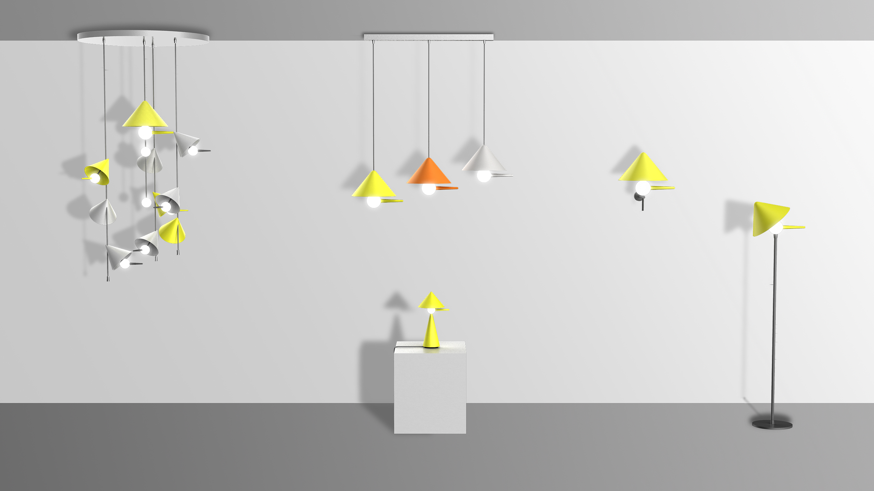 lamps and lanterns，concise，Architectural sense，