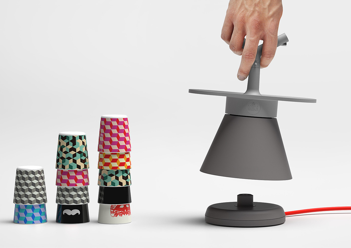 product design，industrial design，convenient，Coffee machine，Small，