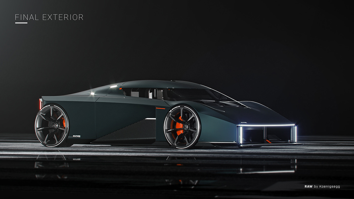 vehicle，automobile，conceptual design，RAW，aerodynamics，Sports car，