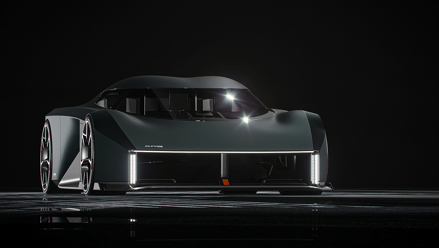 vehicle，automobile，conceptual design，RAW，aerodynamics，Sports car，