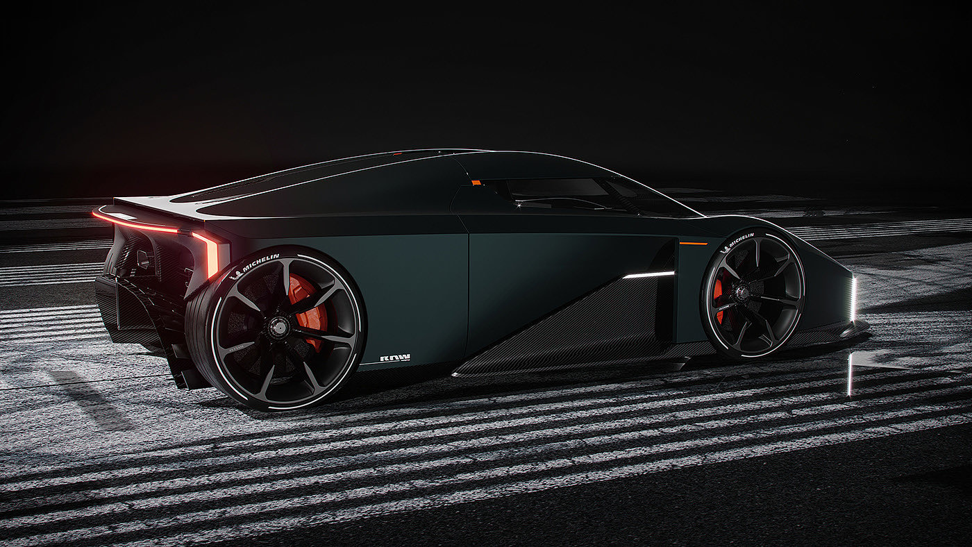 vehicle，automobile，conceptual design，RAW，aerodynamics，Sports car，