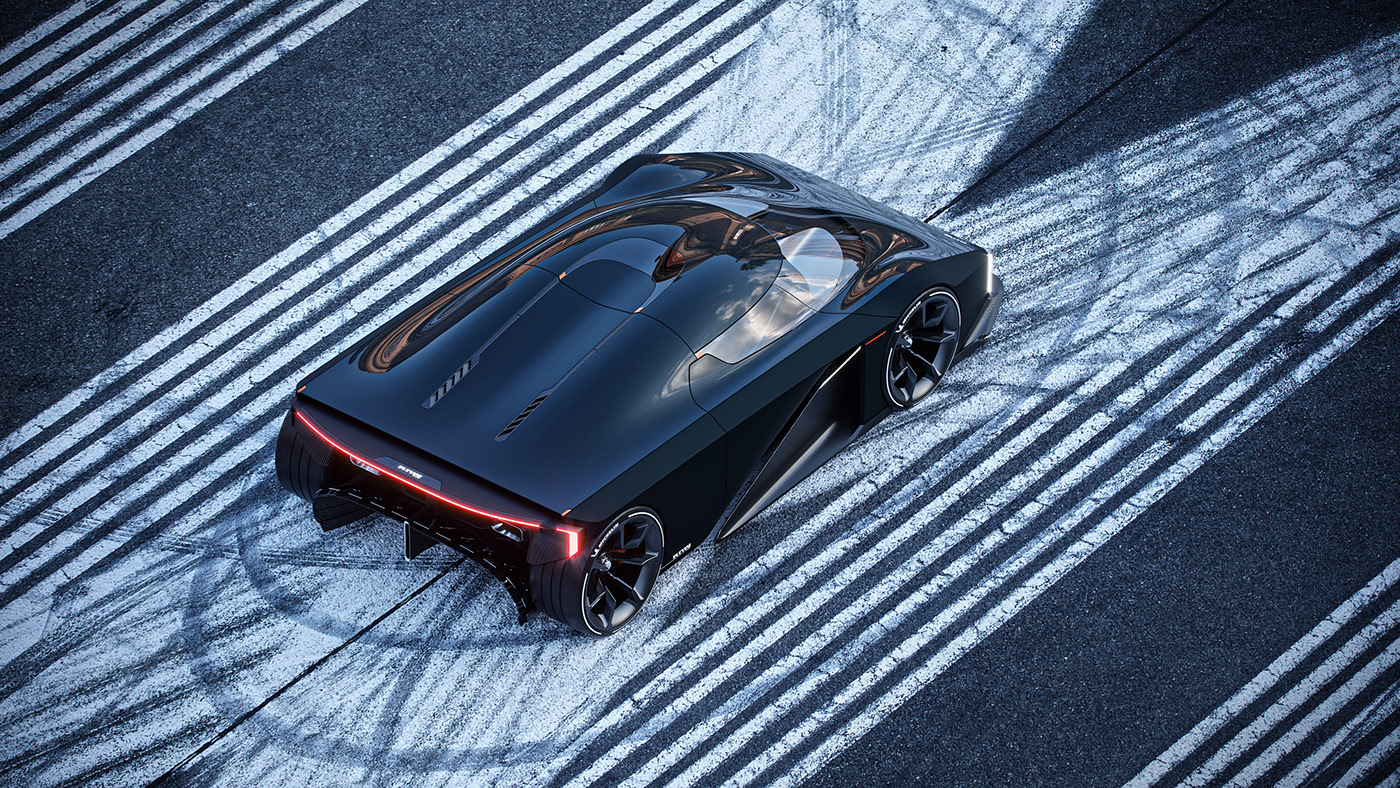 vehicle，automobile，conceptual design，RAW，aerodynamics，Sports car，