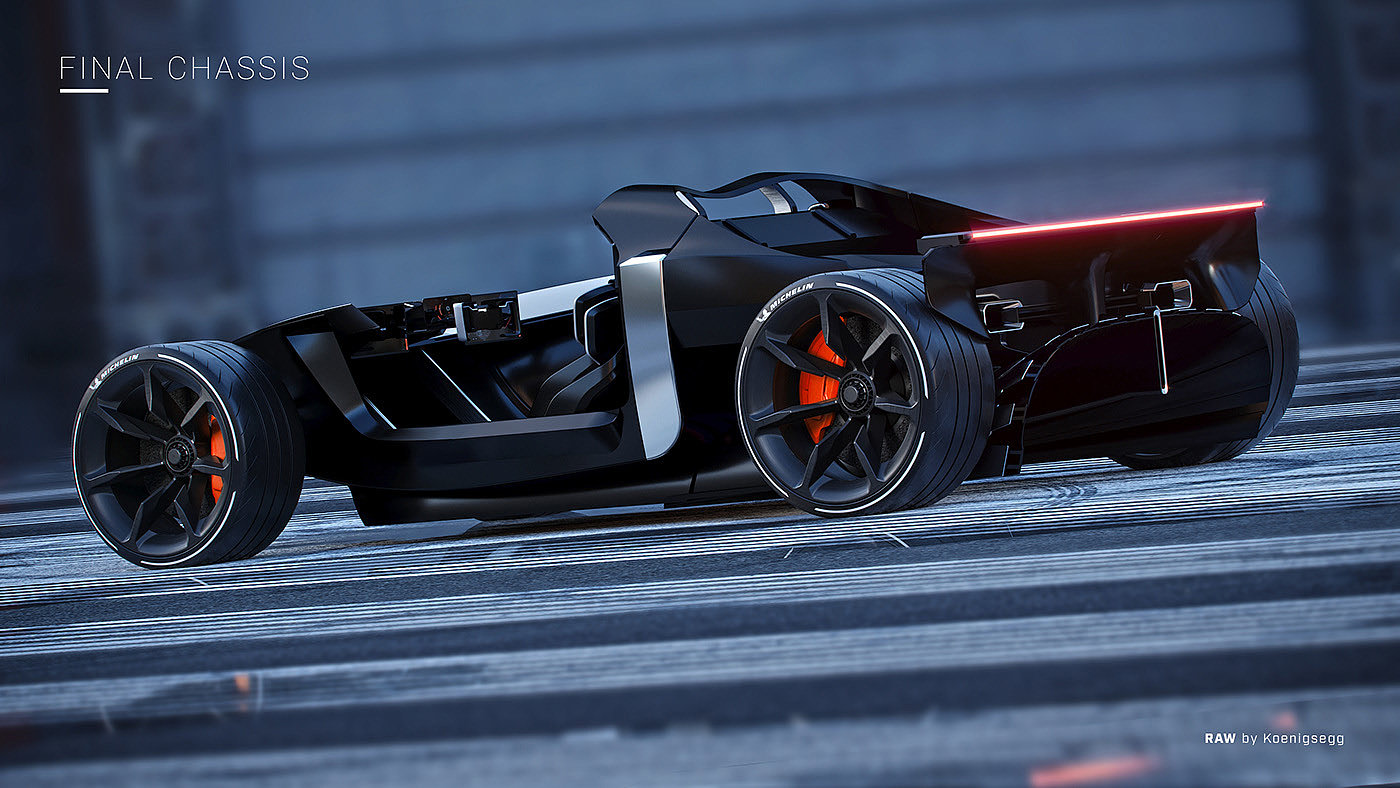 vehicle，automobile，conceptual design，RAW，aerodynamics，Sports car，