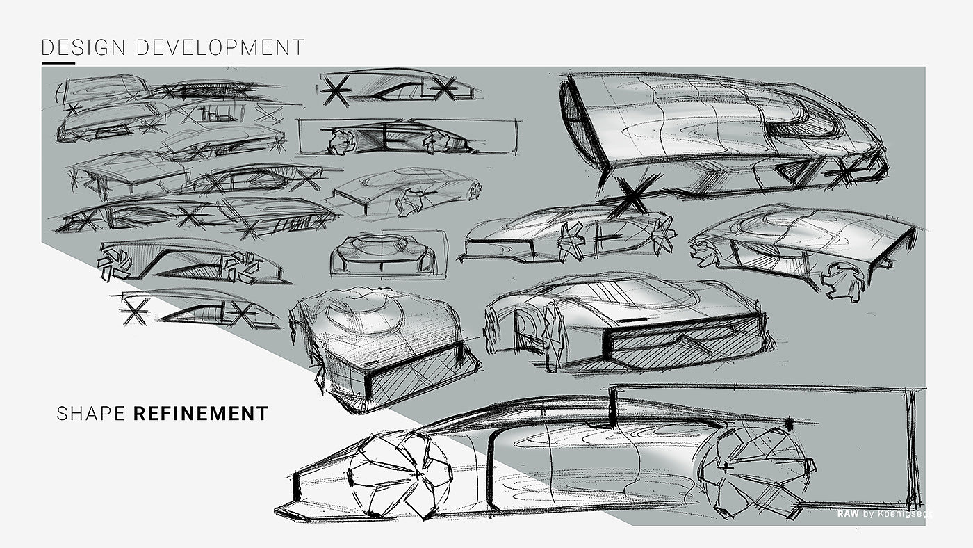 交通工具，汽车，概念设计，RAW，空气动力学，跑车，