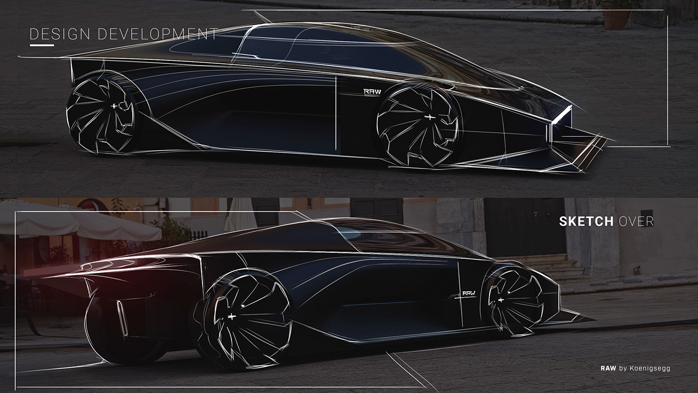 vehicle，automobile，conceptual design，RAW，aerodynamics，Sports car，