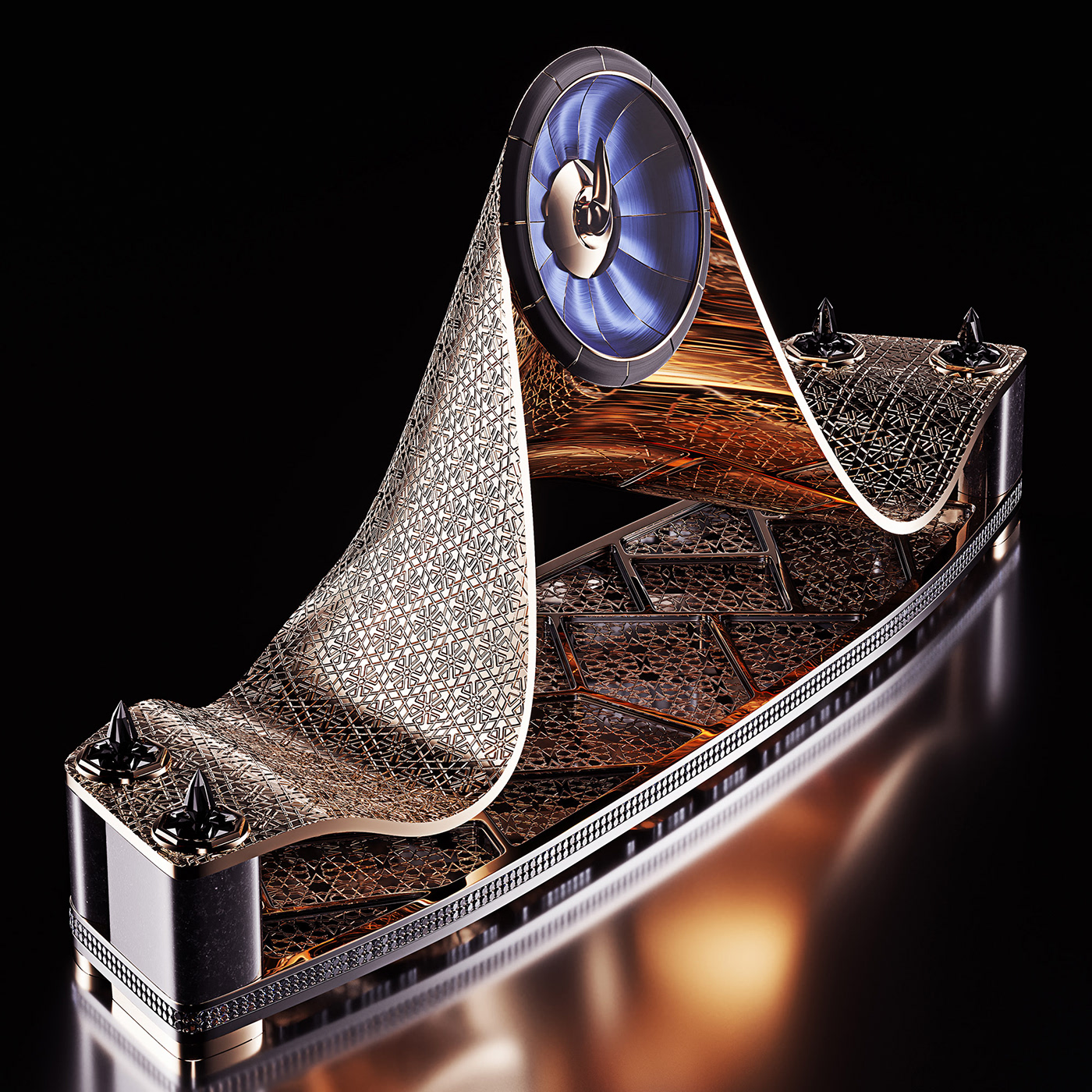 Royal badge luxury seat clock，Luxury table clocks，Royal badge luxury seat clock，Arabic style，Luxury table clocks，Singapore，Arabic style，Singapore，