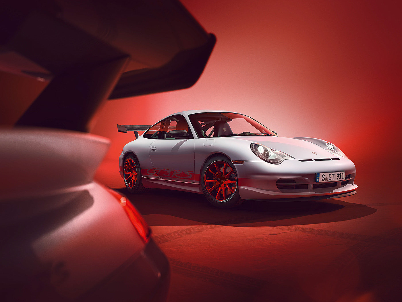 automobile，Porsche 911，cgi，Photography，