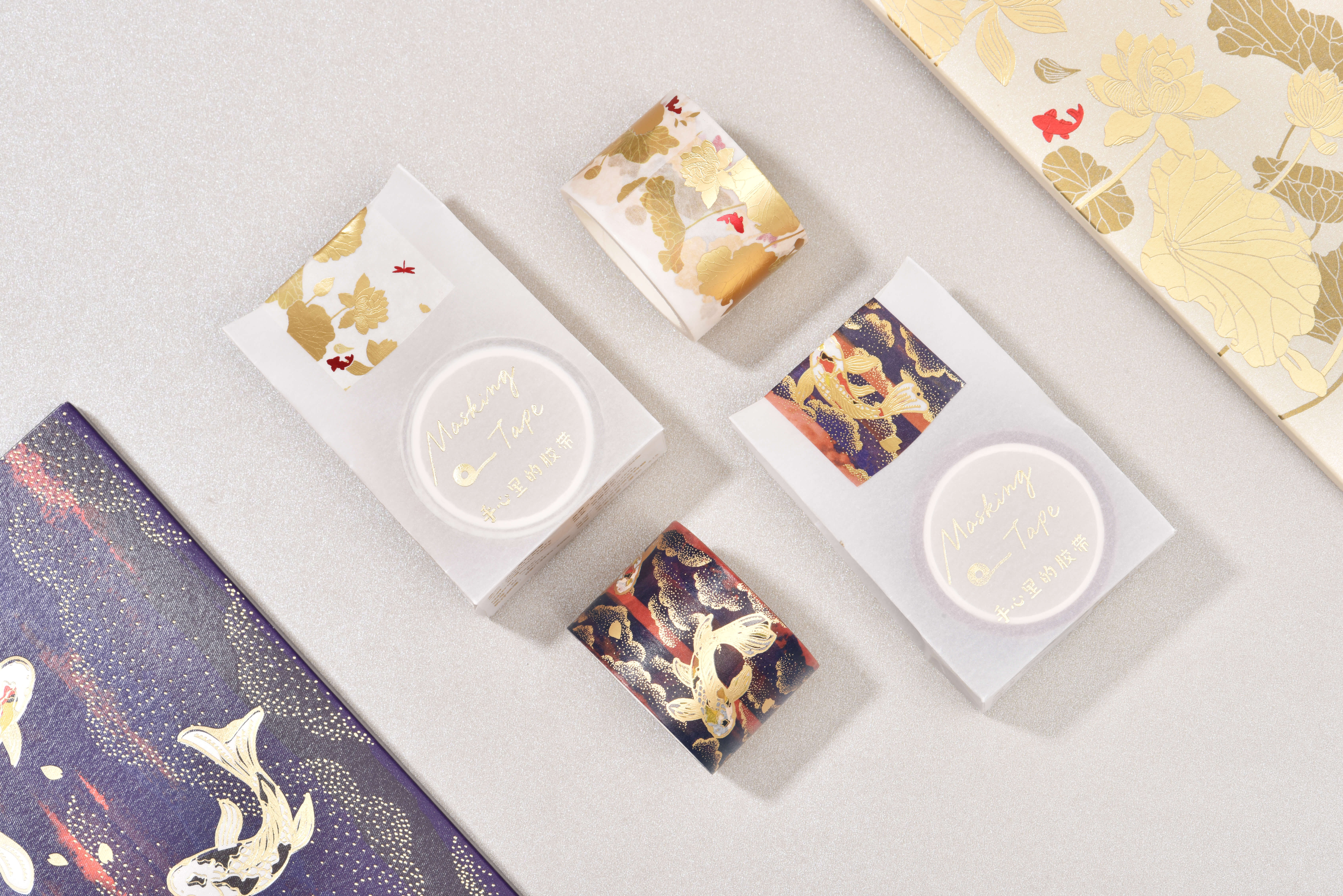 adhesive tape，gilding，Design，delicate，Cultural creation，