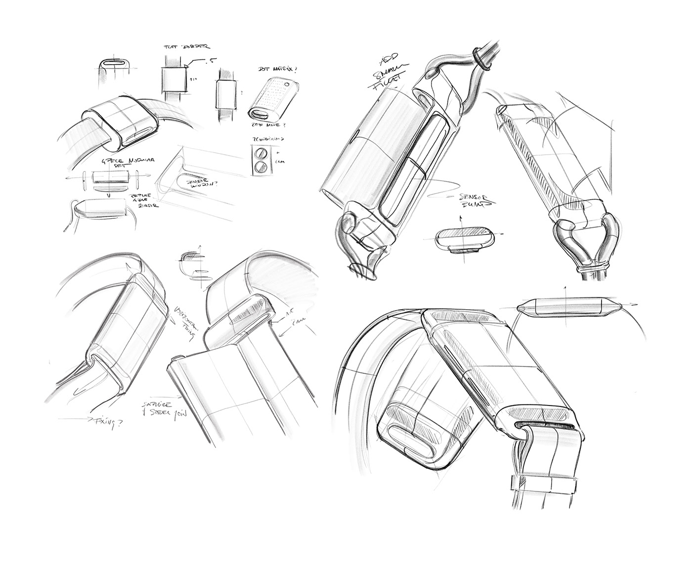 Wearable device，surface，industrial design，product design，