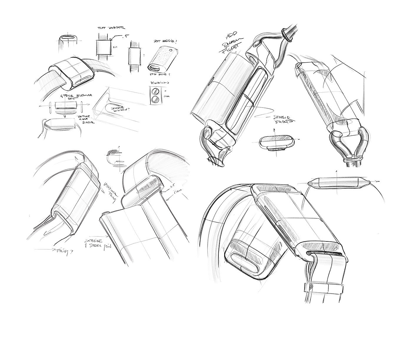 Wearable device，surface，industrial design，product design，