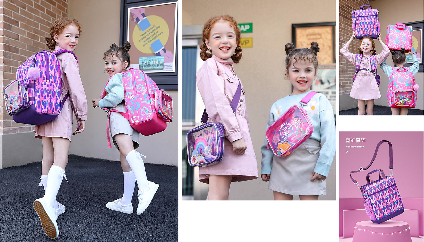 Schoolbag for children, schoolbag for pupils, schoolbag，