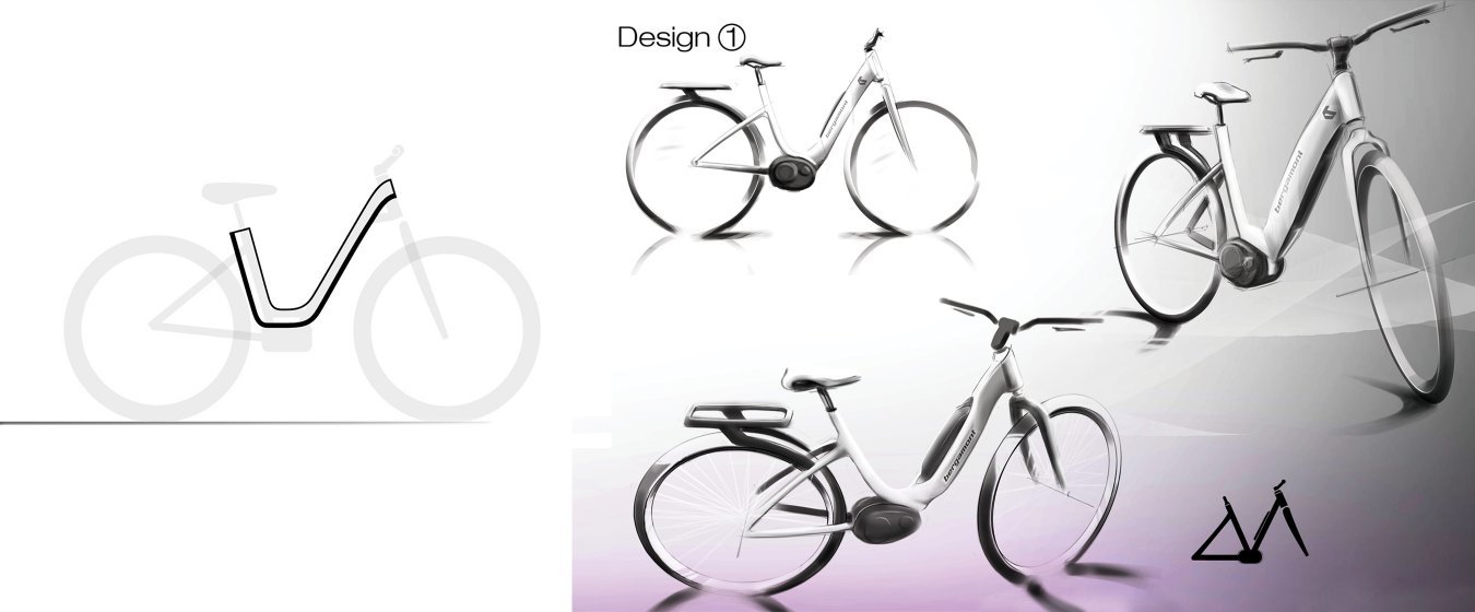Bicycle，vehicle，industrial design，environment protection，Design process diagram，