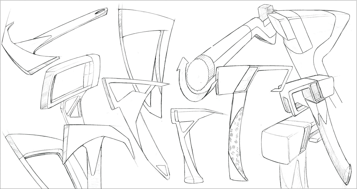 product design，industrial design，Hand drawn，aggregate，