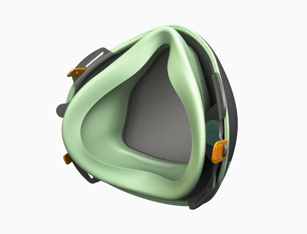 Airhead，air pollution，cyclist，face shield，Mask，