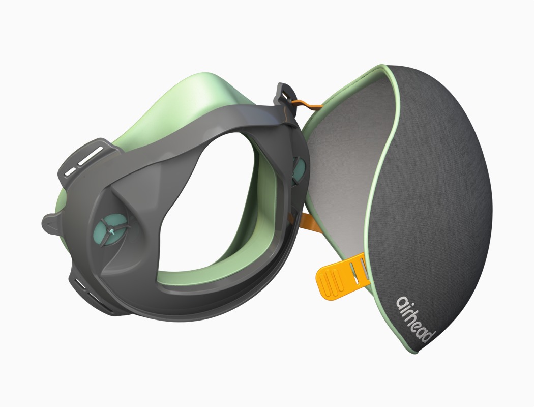 Airhead，air pollution，cyclist，face shield，Mask，