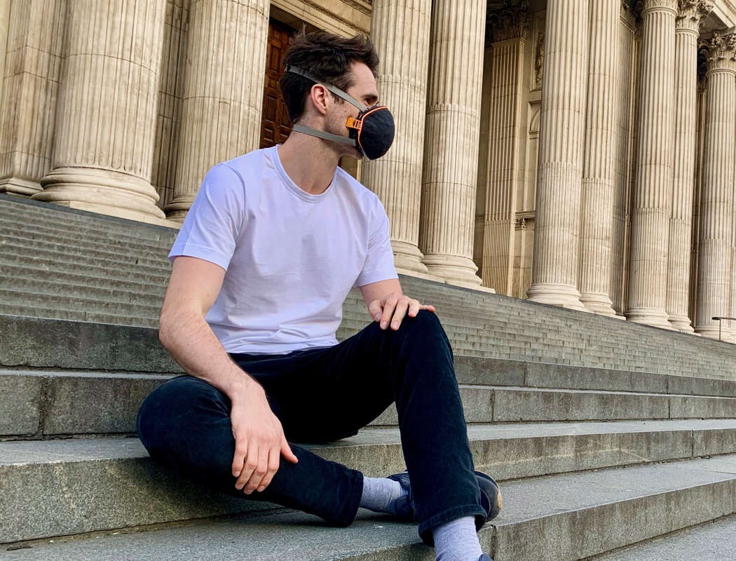 Airhead，air pollution，cyclist，face shield，Mask，