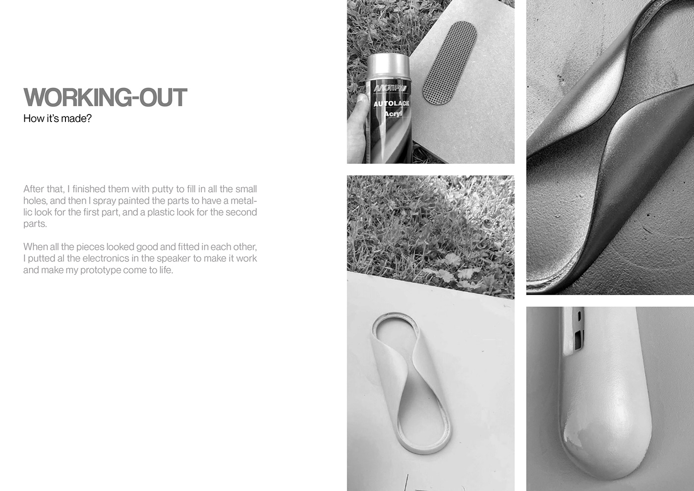 portable，Bluetooth，speaker，Prototype making，