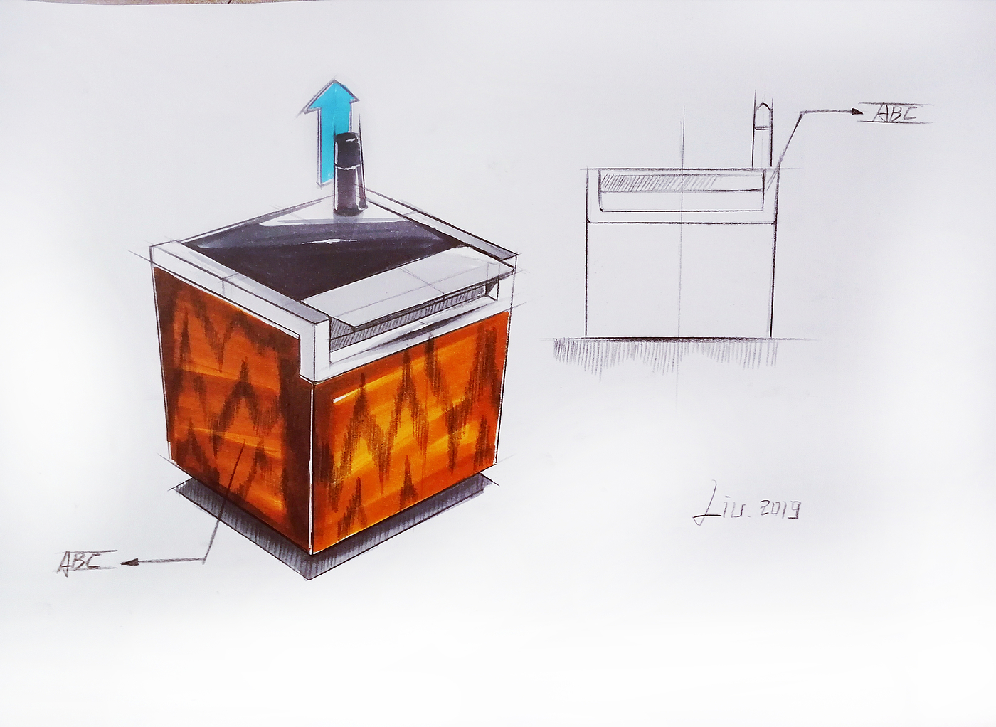 experience，Hand drawn products，marker pen，Hand drawn，