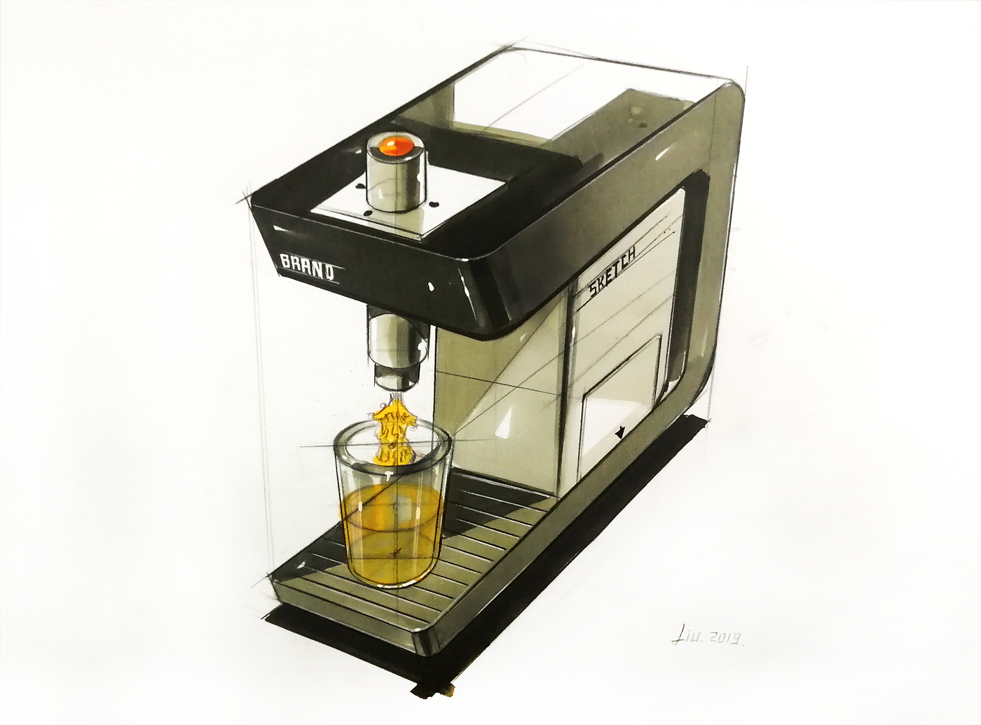 experience，Hand drawn products，marker pen，Hand drawn，