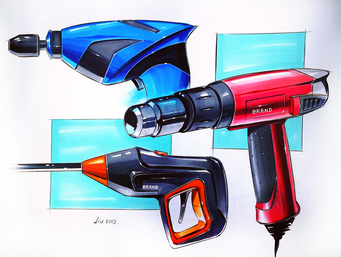 experience，Hand drawn products，marker pen，Hand drawn，