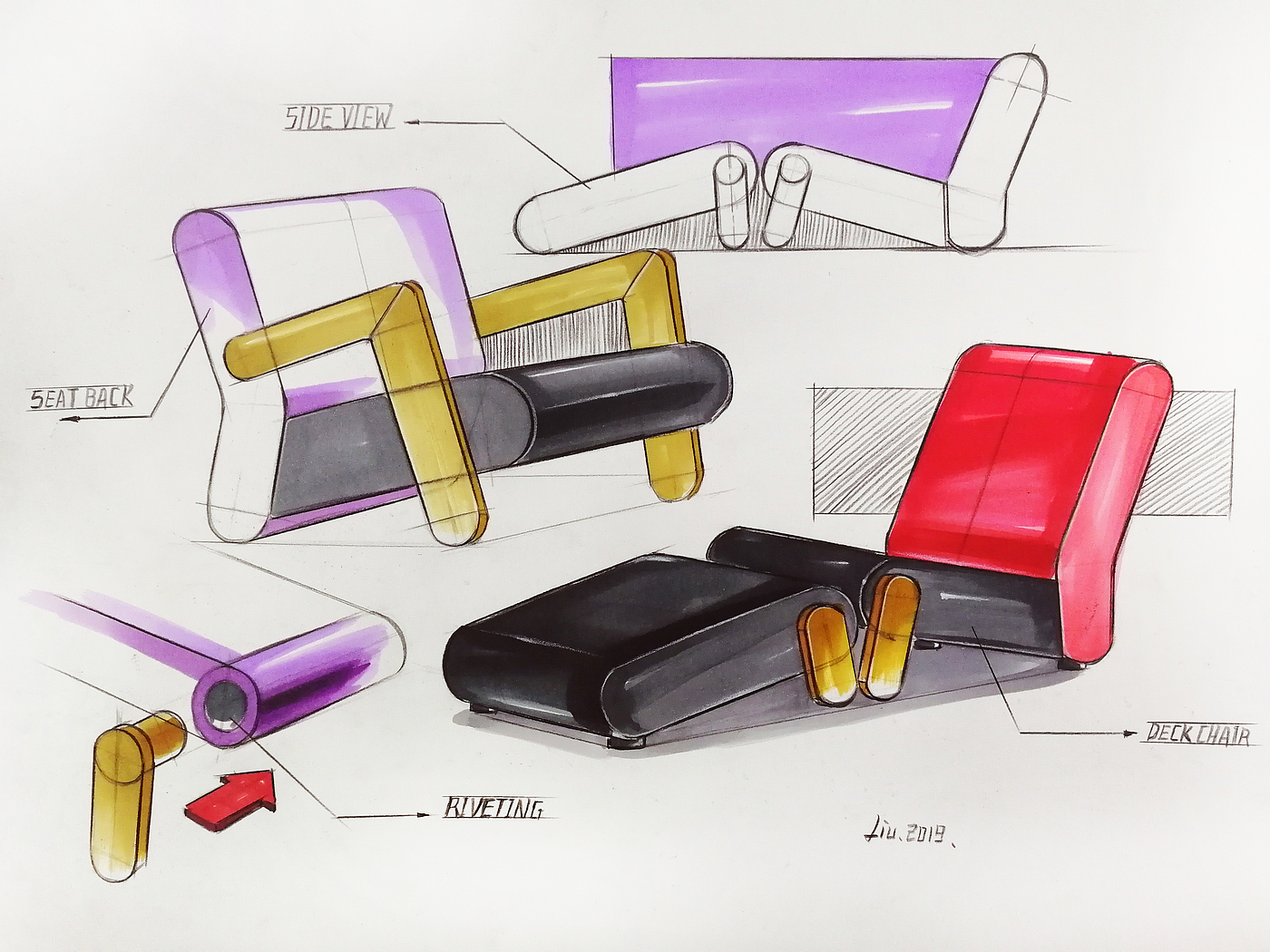 experience，Hand drawn products，marker pen，Hand drawn，