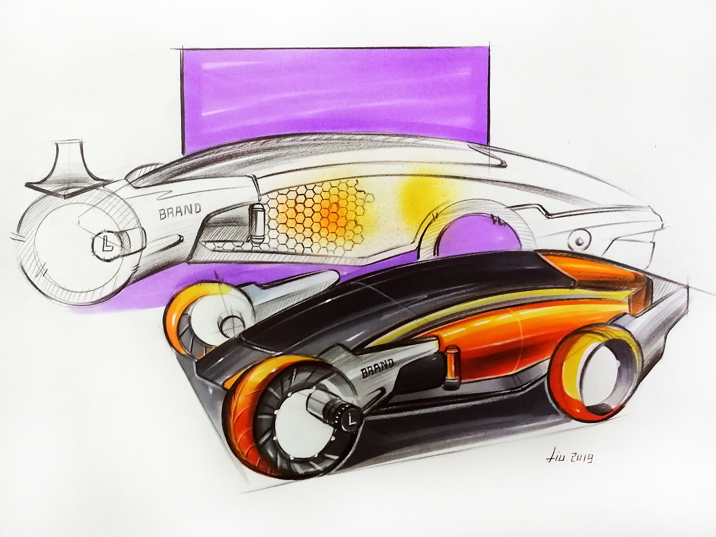 experience，Hand drawn products，marker pen，Hand drawn，