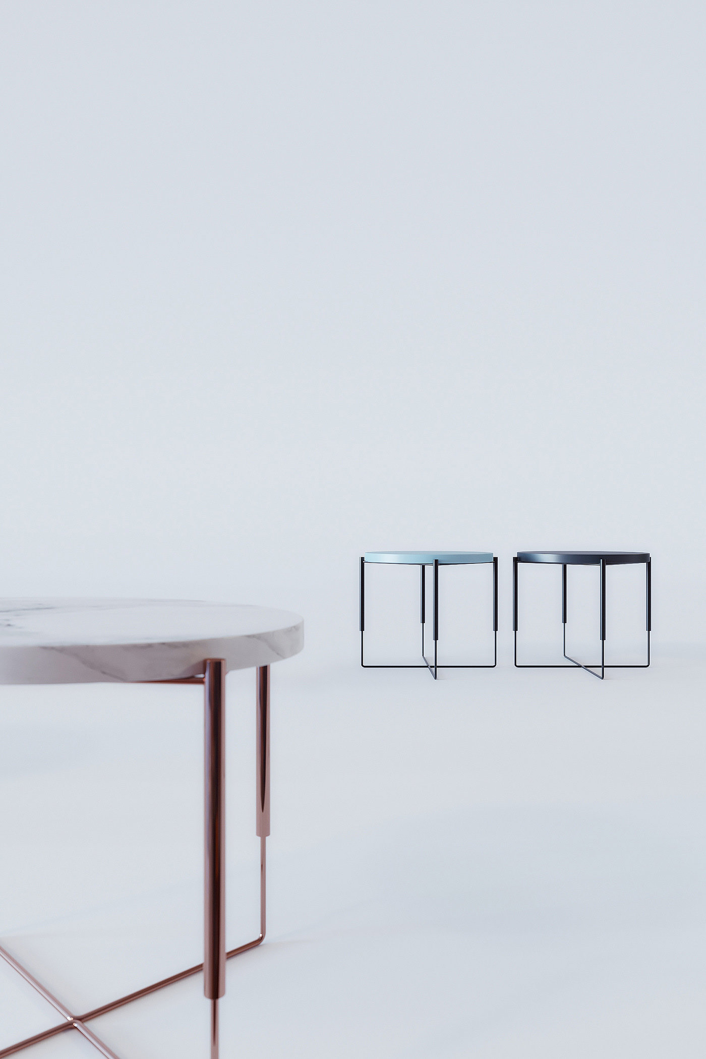 Ti - table，现代设计，可拆卸，咖啡桌，家具，