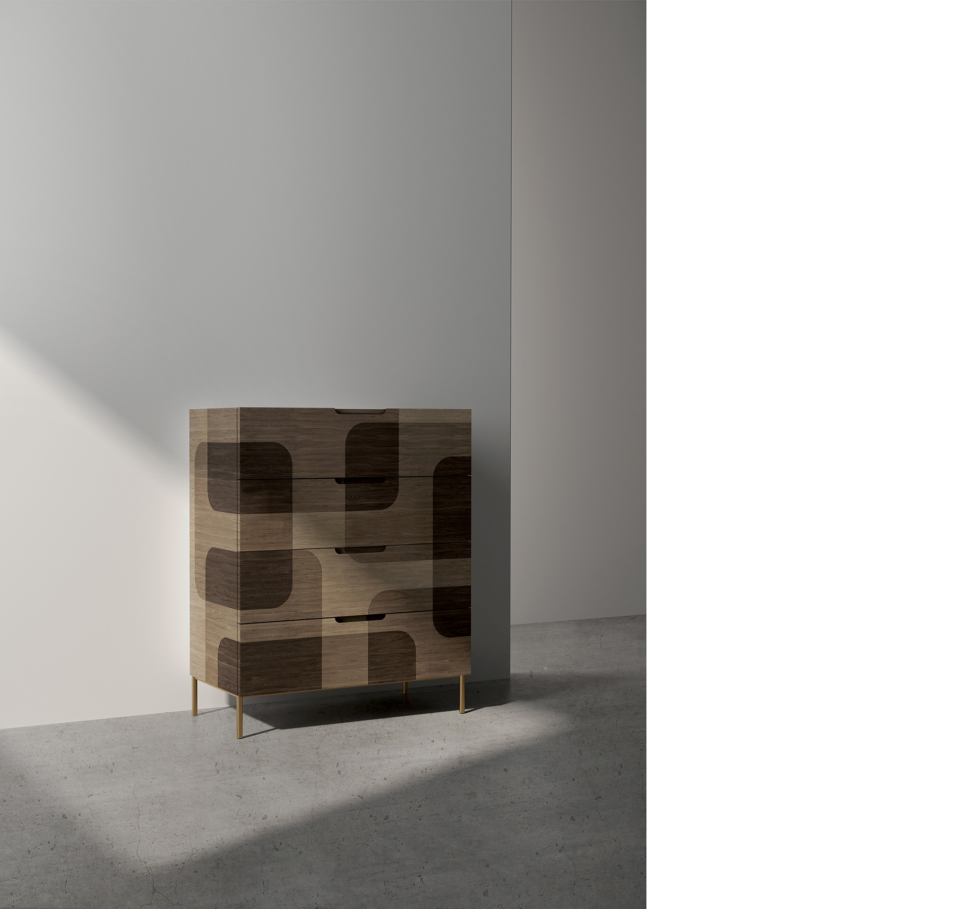 Lockers，color，Light and shade，