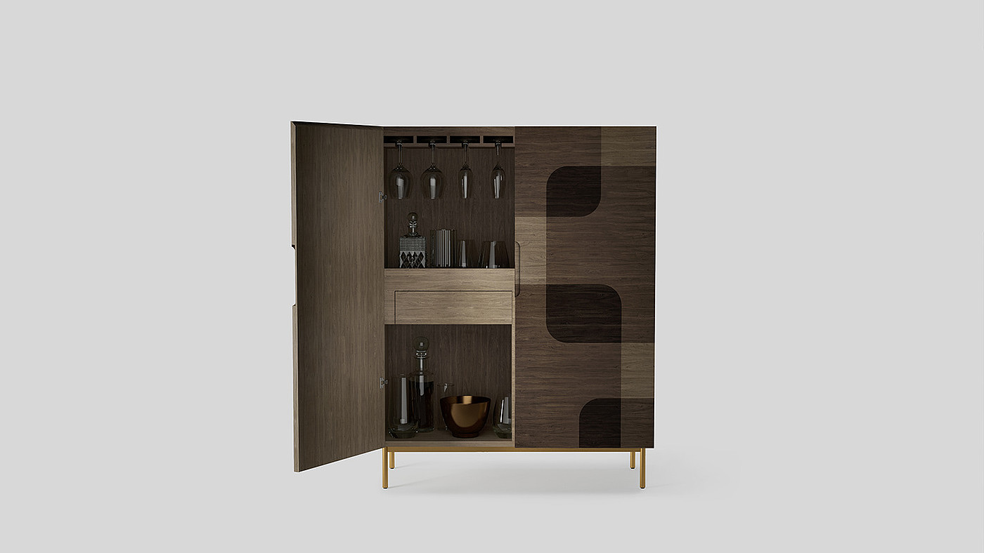 Lockers，color，Light and shade，