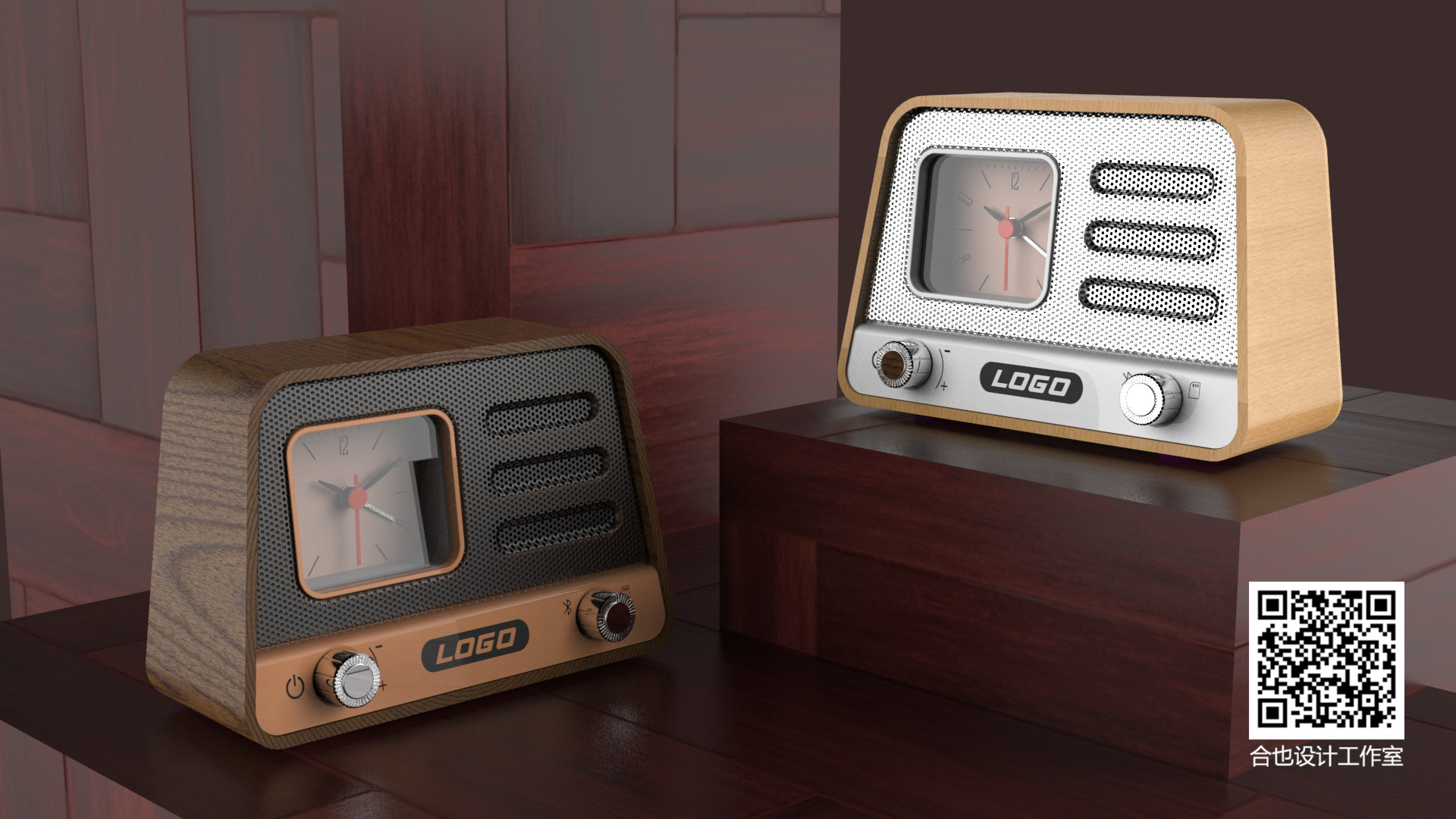 Clock，loudspeaker box，Bluetooth Speaker ，