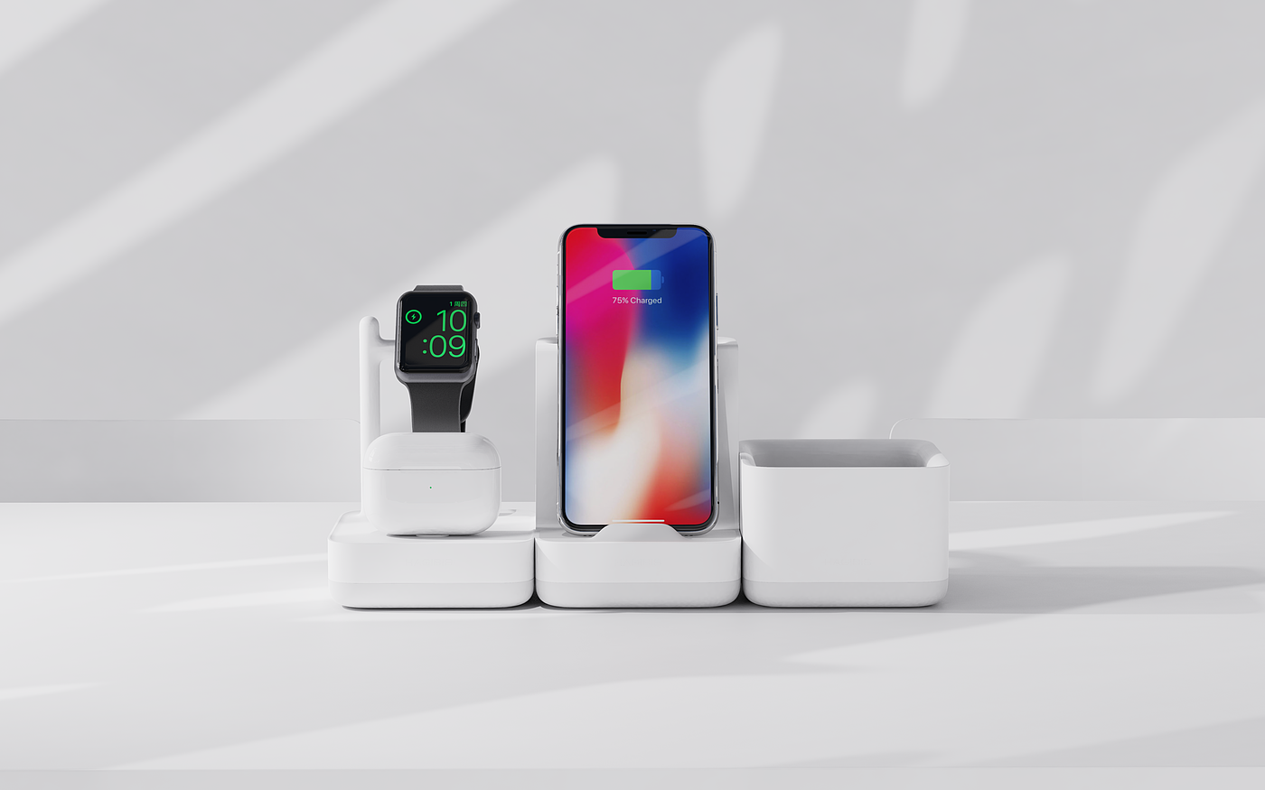 iphone，Airpods Pro，apple，watch，charge，Bracket，Apple，Hai Beisi，
