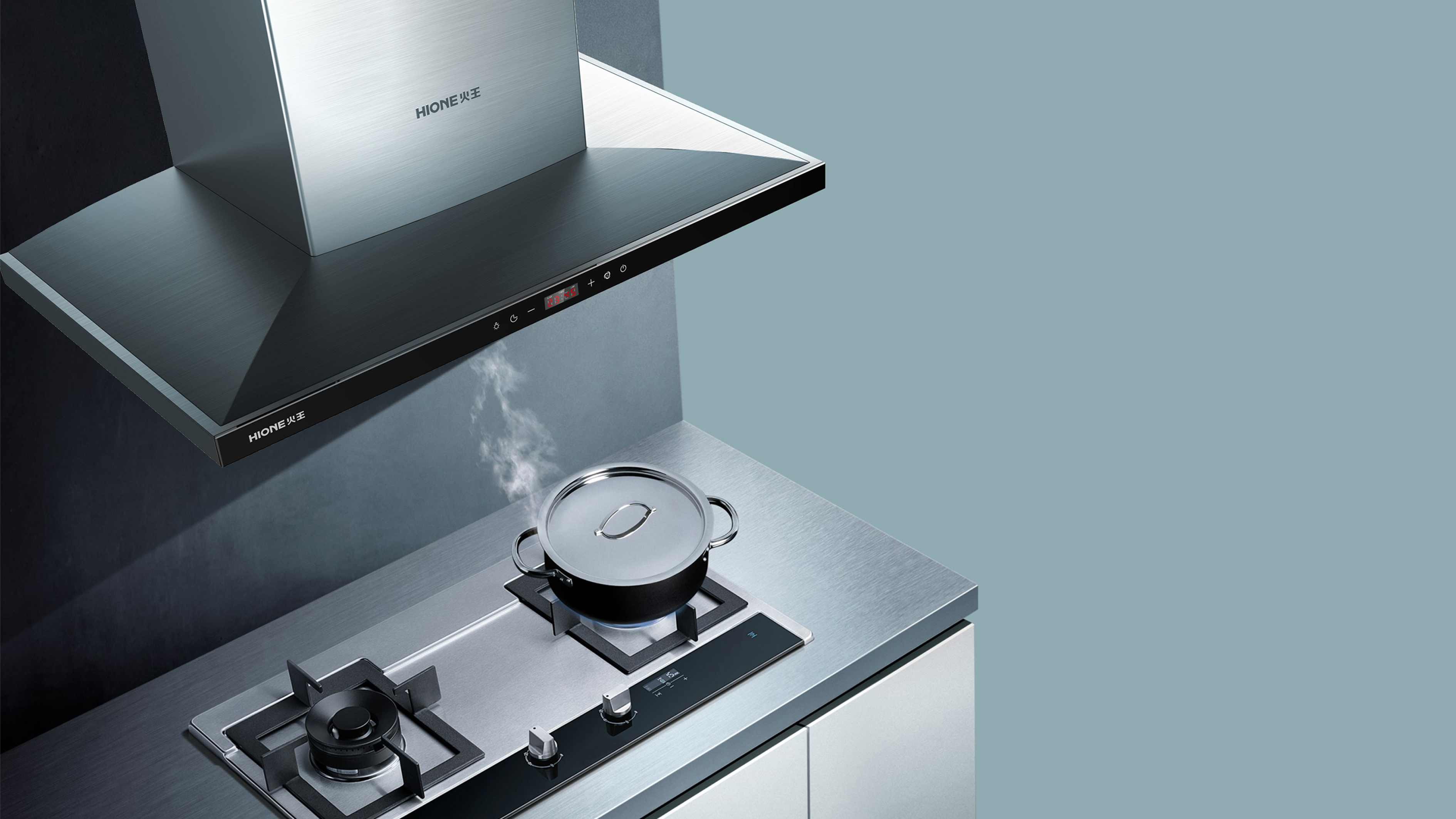 Simple and generous，industrial design，kitchen，