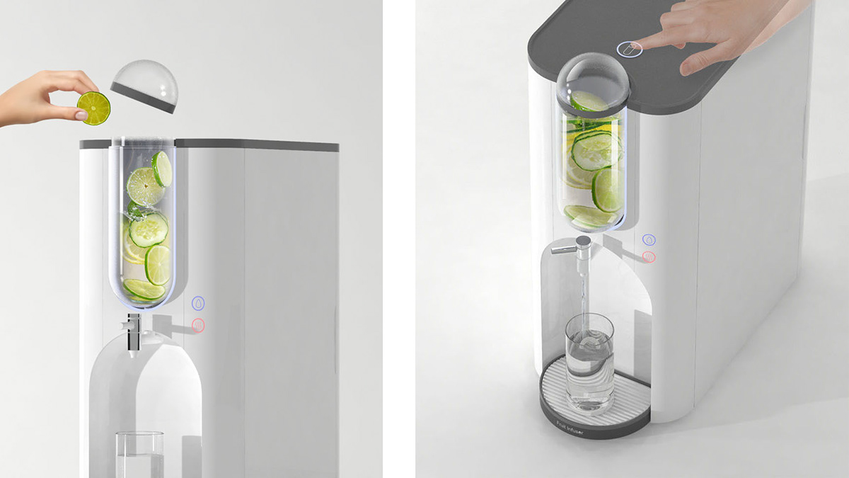 Water purifier，Fruity，Chloe Kim，white，pure，