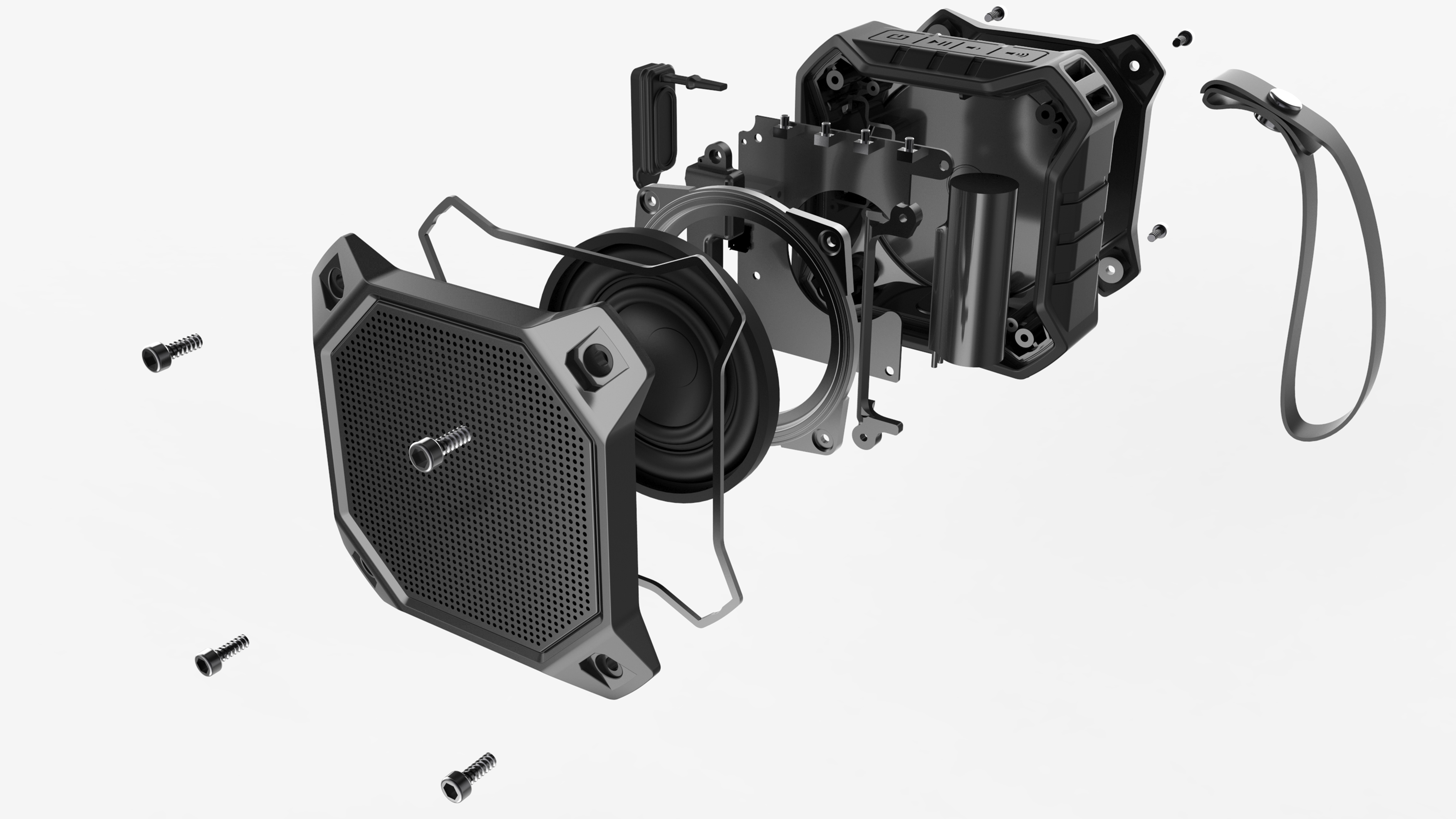 Three defense，loudspeaker box，Ion，