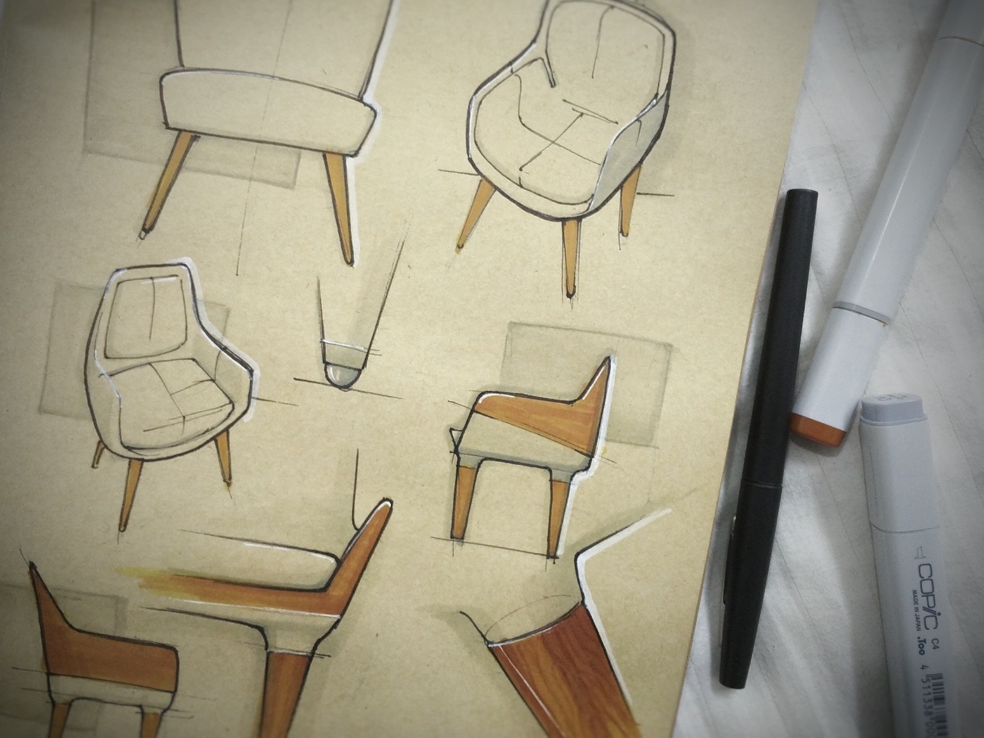 product design，industrial design，Hand drawn，aggregate，