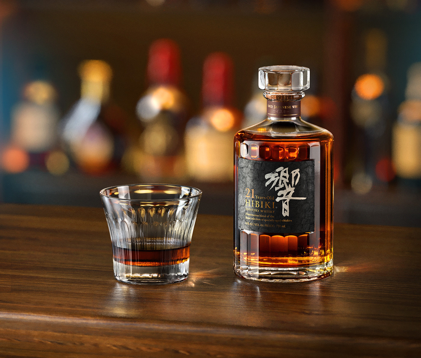 David Turfitt，packing design，Alcohol，Hibiki 21，