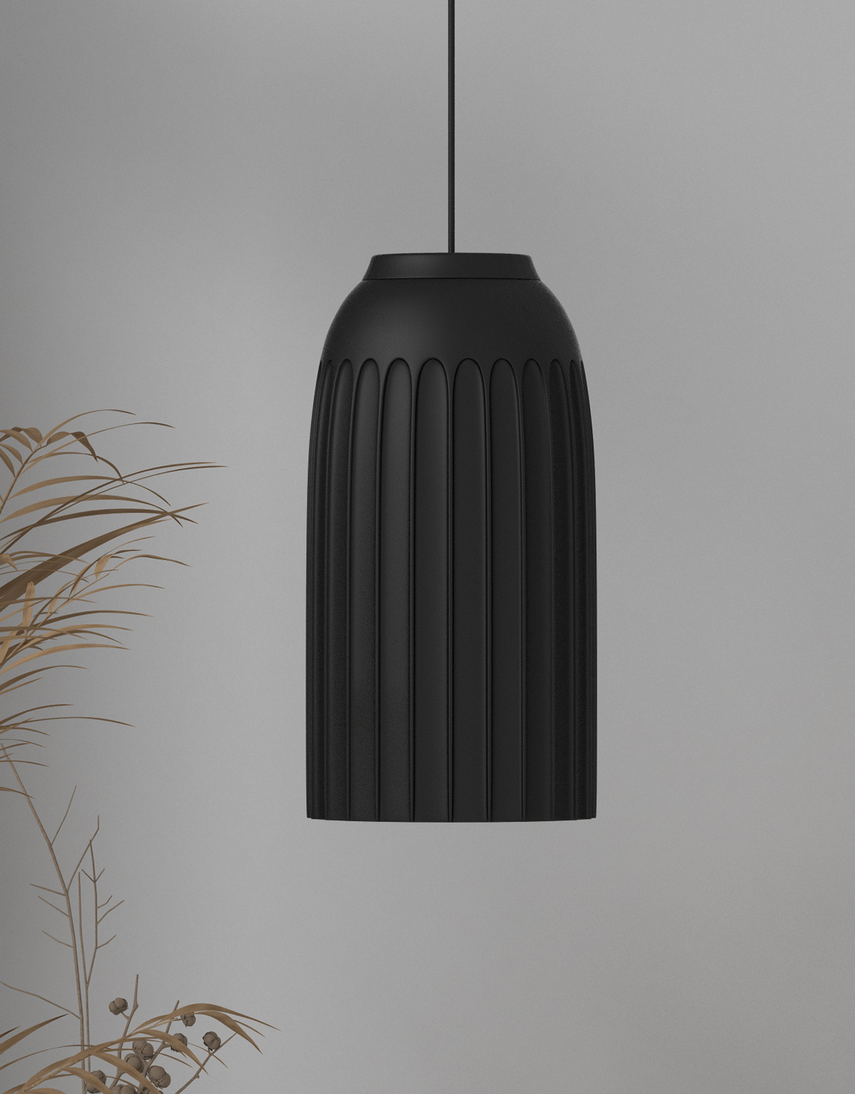 Julia Kononenko，touch，lamps and lanterns，ceramics，black，white，