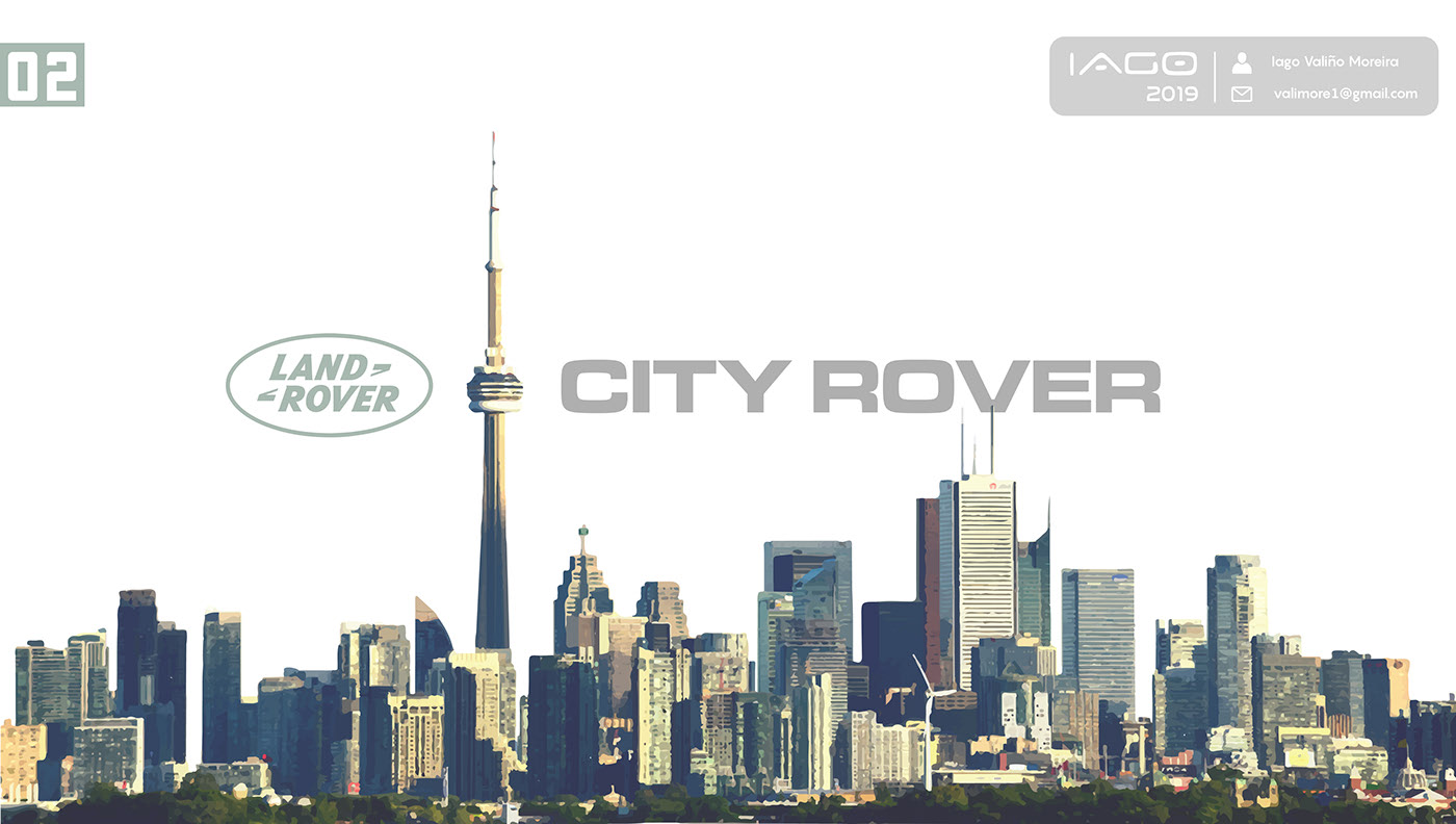 LAND ROVER，Iago Vali ño，electric vehicle，conceptual design，sketch，