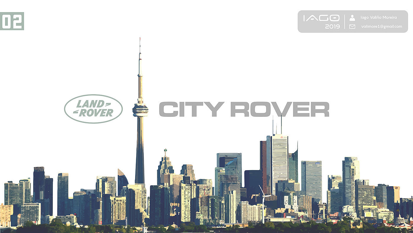 LAND ROVER，Iago Vali ño，electric vehicle，conceptual design，sketch，