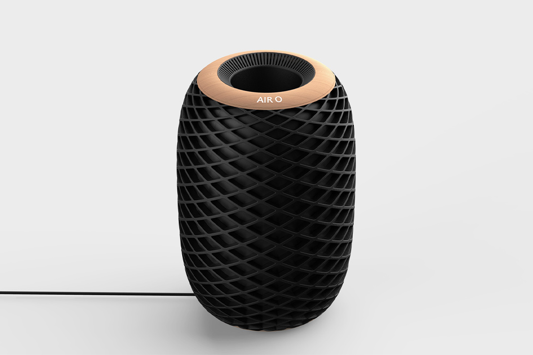 Sheng-Wen Wang，Air O，air cleaner，Potted plants，black，pineapple，intelligence，