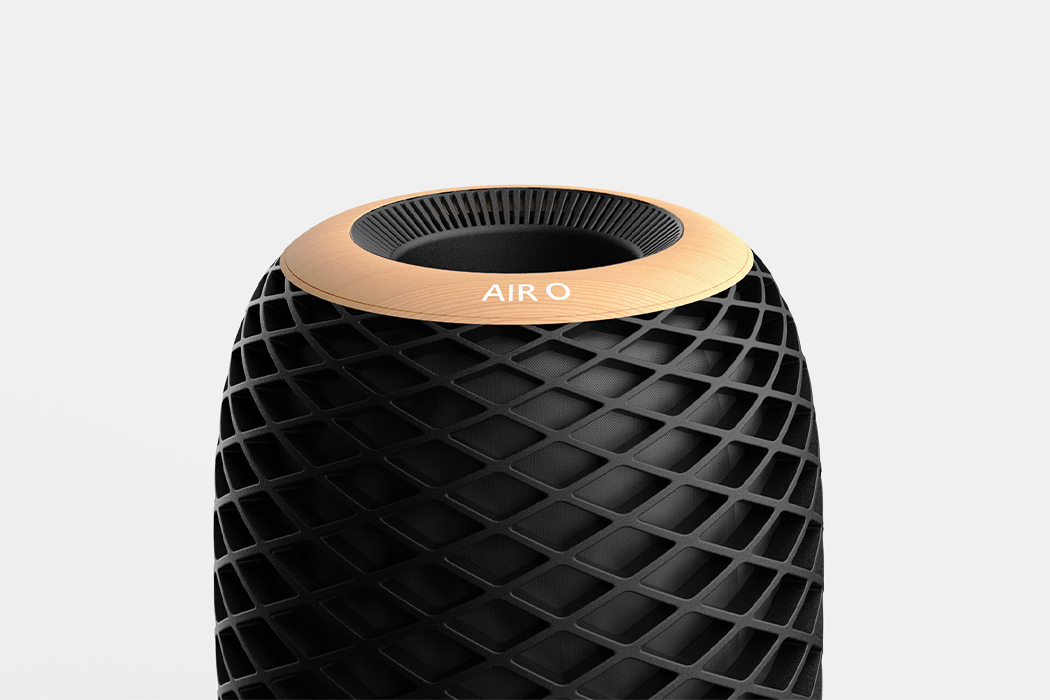 Sheng-Wen Wang，Air O，air cleaner，Potted plants，black，pineapple，intelligence，