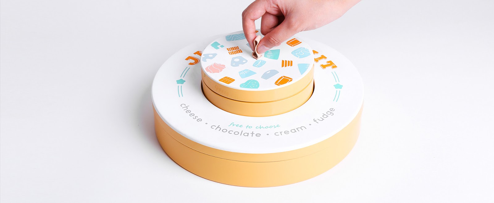 2018 red dot design concept award，Jigsaw-cuit，snacks，biscuit，