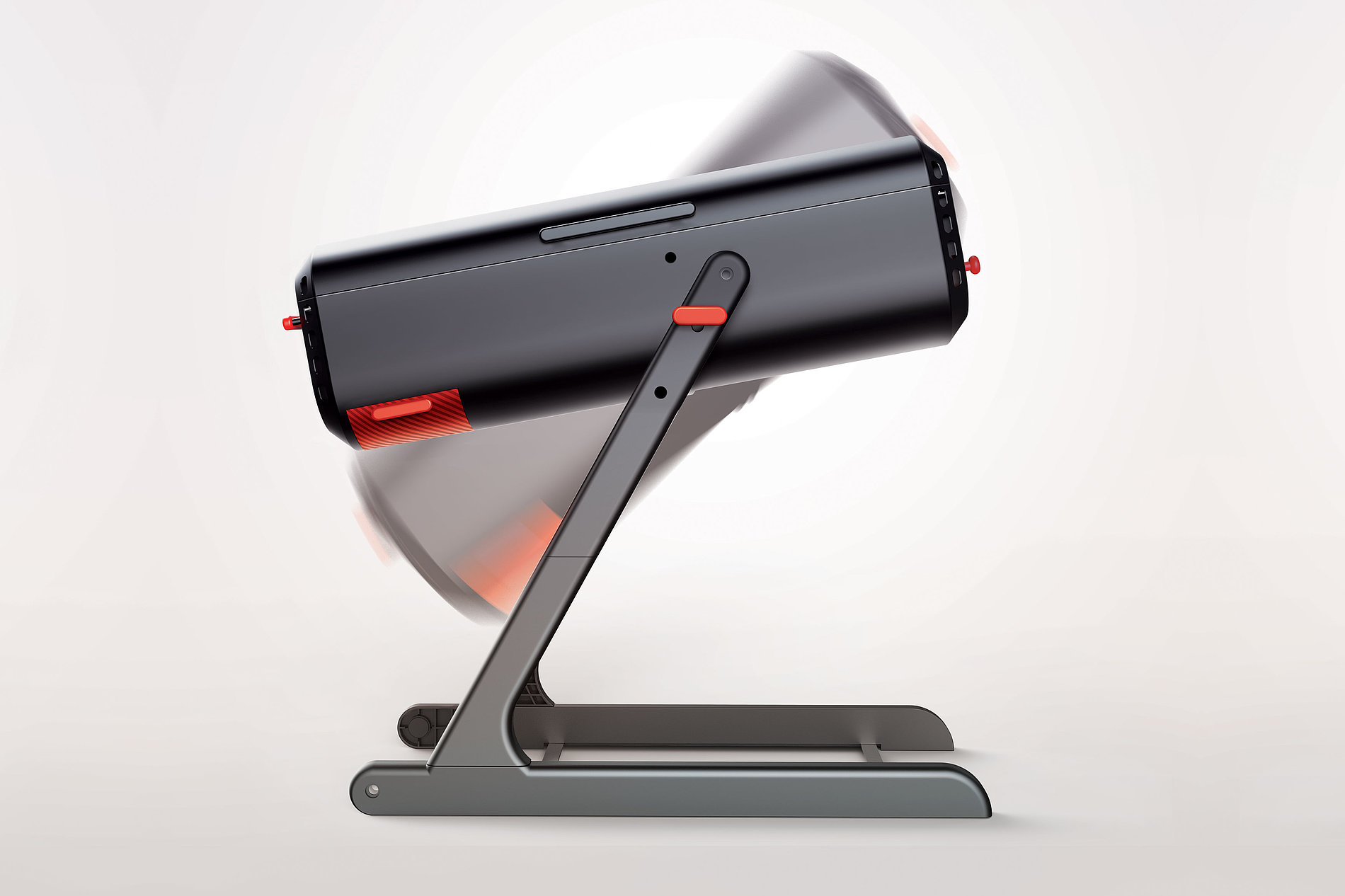 2018 red dot design concept award，FlameOn，Barbecue Grill，barbecue grill，black，