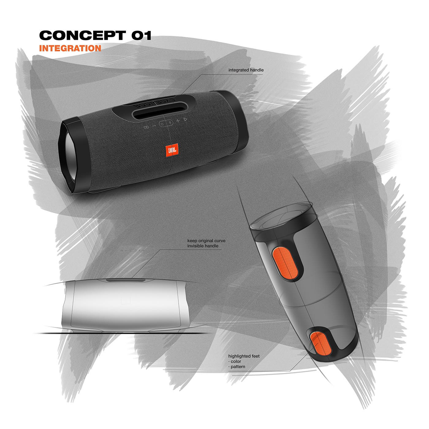 Digital intelligence，jbl，loudspeaker box，inspiration，restructure，process planning，