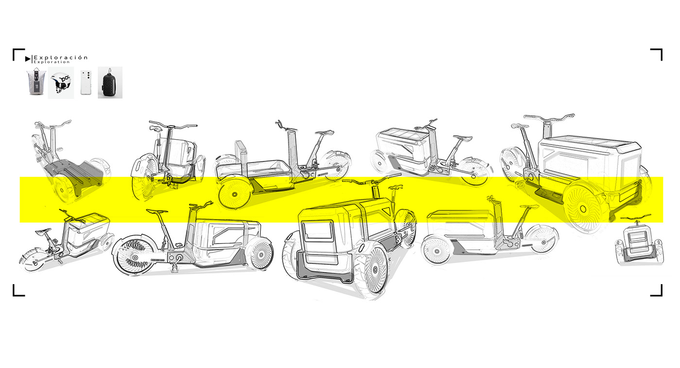 vehicle，Delivery truck，Pod，logistics，transport，conceptual design，